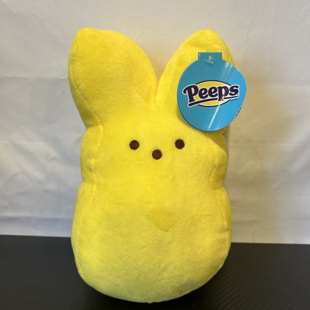 Yellow Bunny PEEPS 9" Plush Stuffed Toy by Just Born